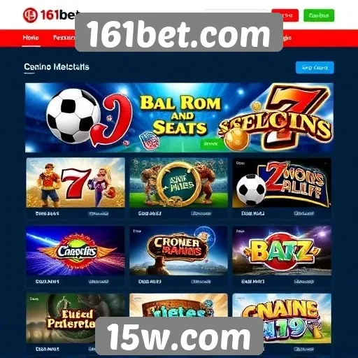 Opções de jogos disponíveis em 161bet